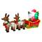 Glitzhome® 7ft. LED Inflatable Santa Sleigh